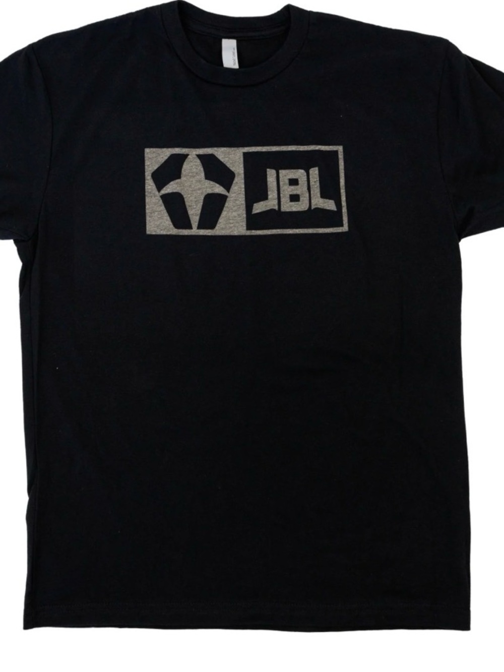 JBL Black T-Shirt with Silver Logo Graphic